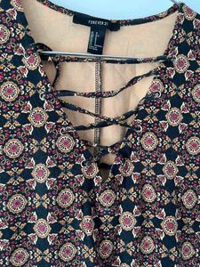 Forever 21 Graphic Print Mini Dress