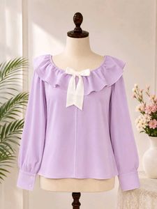 Sweet Lavender Puff Sleeve Top