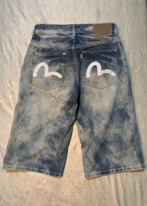 Evisu Genes Vintage Denim Shorts