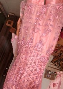 Elegant Pink Embroidered Kurta Set