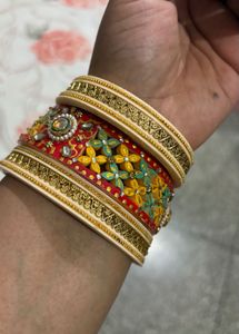 Rajputi Traditional Bangles Set