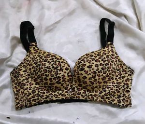 Leopard Print Bra