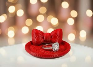 Luxury Red Bow Jewelry Tray – Limited Edition