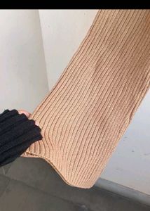 woolen bootcut trousers