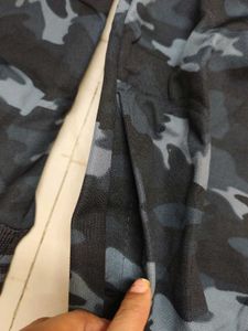 Camouflage Zip-Up Hoodie