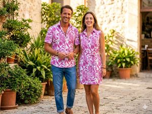 Matching Paisley Print Shirts