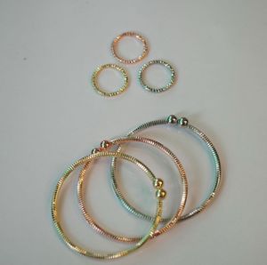 Delicate Stackable Bangles &amp; Rings Set