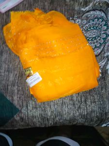 Stunning Yellow Saree with Sparkle