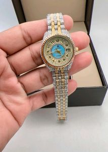 Stunning Rolex Watch with Crystal Accents