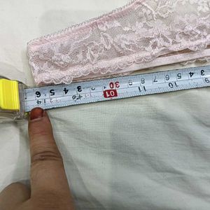 Pink Lace🪔 Briefs with Bow Detail