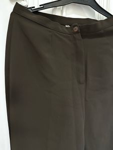 Dark brown trousers