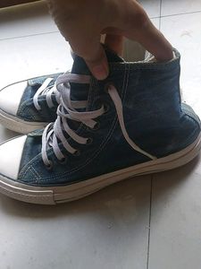 blue fashionable shoes