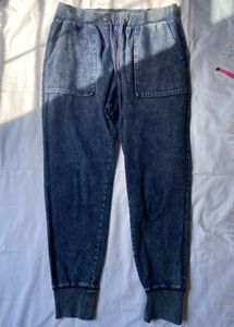Blue Denim Joggers