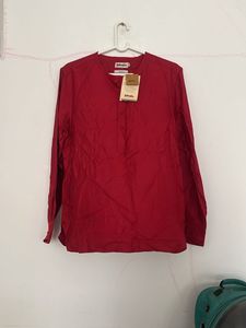 Men's Red Kurta