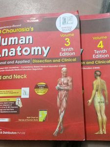 Human Anatomy Vol 3 and 4