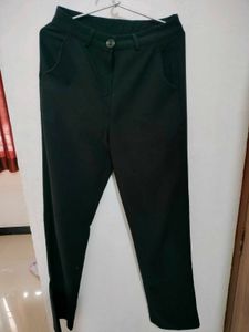 Black korean Pants Full length