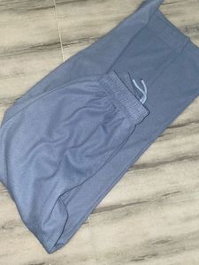 Blue Wide Leg Palazzo Pants