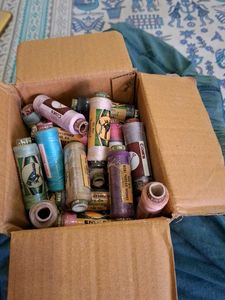 50 Thread Spools of mix colour