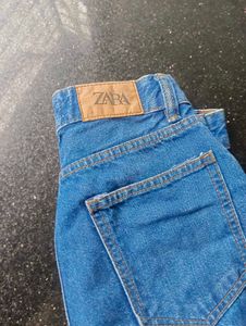 Zara Distressed Blue Jeans.
