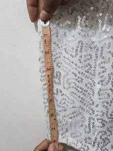 Sequin Embroidered round neck Top