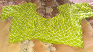 Designer Printed Saree Blouse