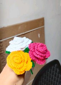 Handmade Crochet Roses