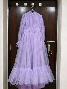 beautiful lavender gown