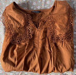 Mud Brown blouse