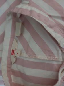 Chic Striped Button-Up Blouse