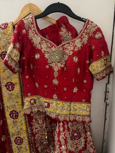 Royal Silk Bridal Lehenga Choli &amp; Heavy Dupatta