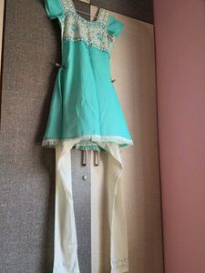 Beautiful Teal Kurta Set with Pants