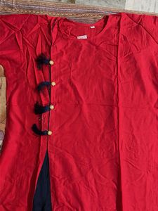 STYLISH KURTA | XXL | Red, Orange, Pink