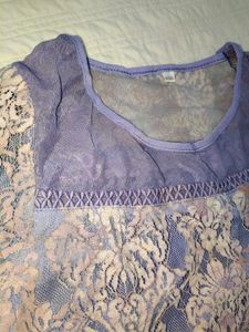 Beautiful Lavender Brocade Dress