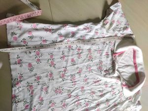 Floral Print Polo T-Shirt