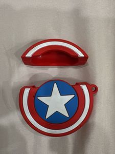 Captain America Shield Apple Gen 1 Earbud Case