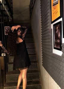 Elegant Black Lace Dress