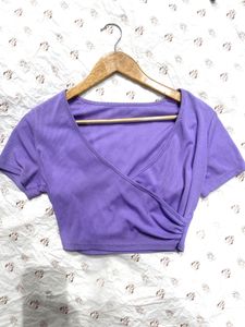 Women's Sexy V-Neck  Crop Top
