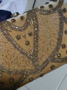 Elegant Embroidered Clutch Bag