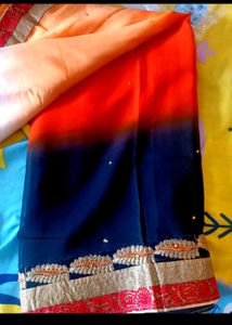 Designer Embroidered Saree