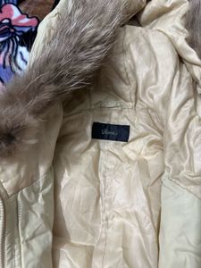 Beige women’s Puffer Jacket