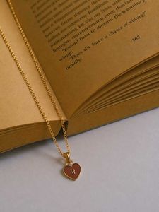 Gold Heart Lock Necklace