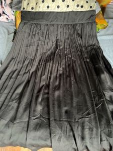 Vintage Polka Dot Pleated Dress