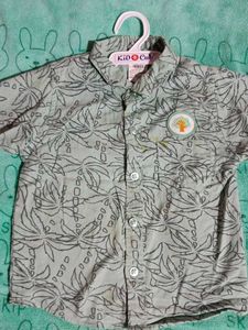 Kid Cub Tropical Print Shirt
