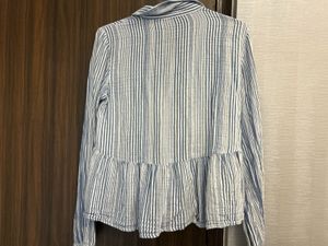 Striped Peplum Blouse