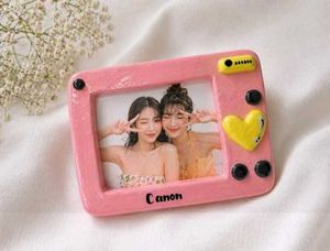 Cute Pink Camera Photo Frame