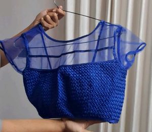 Stunning Royal Blue Blouse