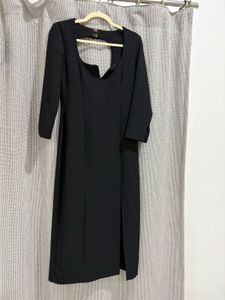 Zara square neck midi dress