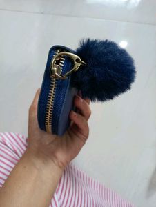 Cute Navy Blue Wallet