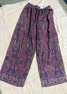 Brand New Paisley Print Wide Leg Pants