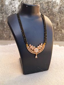 Ad Diamond 💎 Rose Gold Polish Mangalsutra